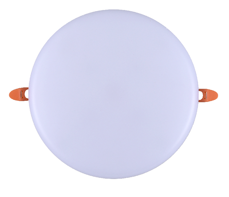 10 W upotettu kehyksetön LED-paneelivalo, alumiini + PC